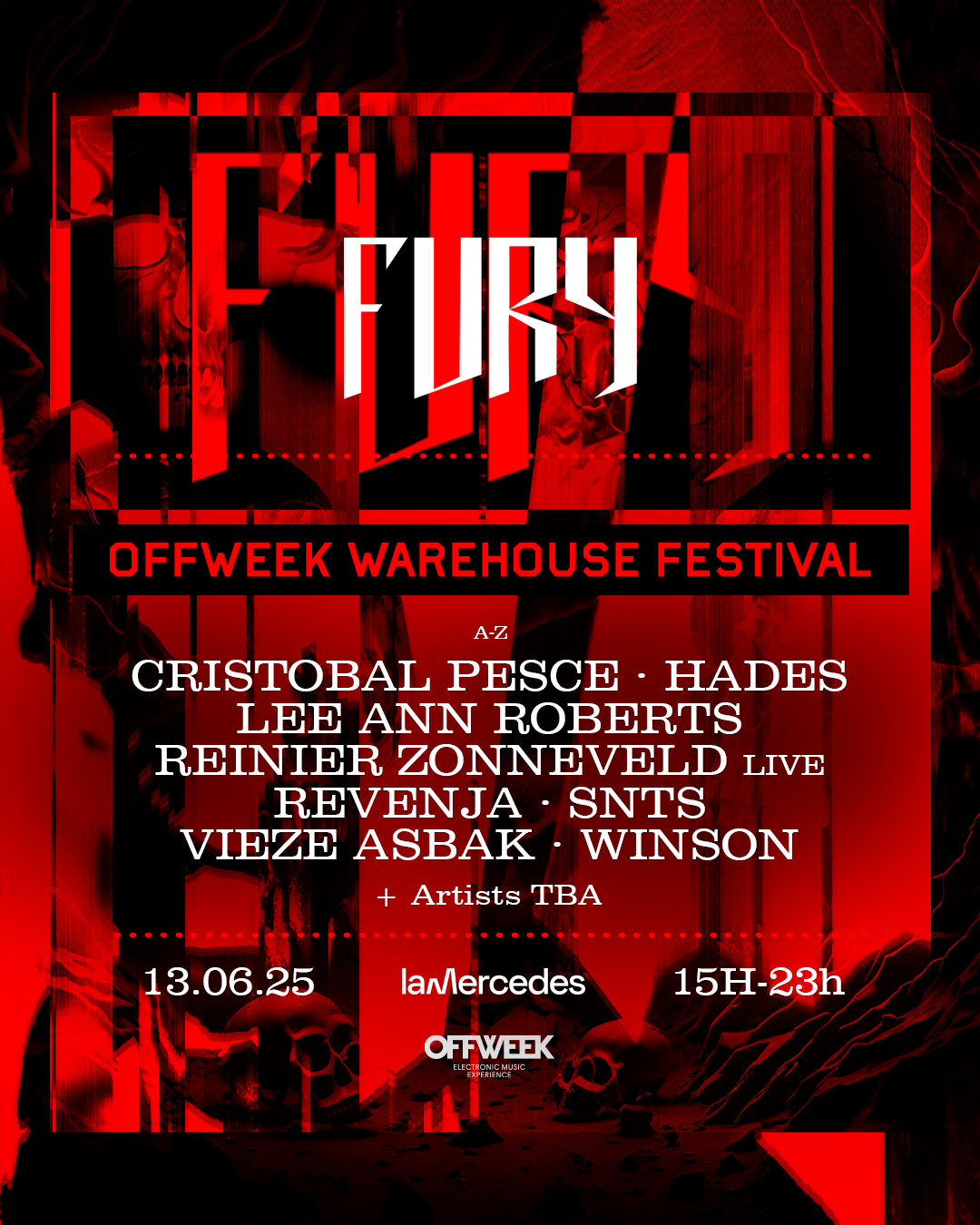 FURY | 13 DE JUNIO | OFFWEEK BARCELONA