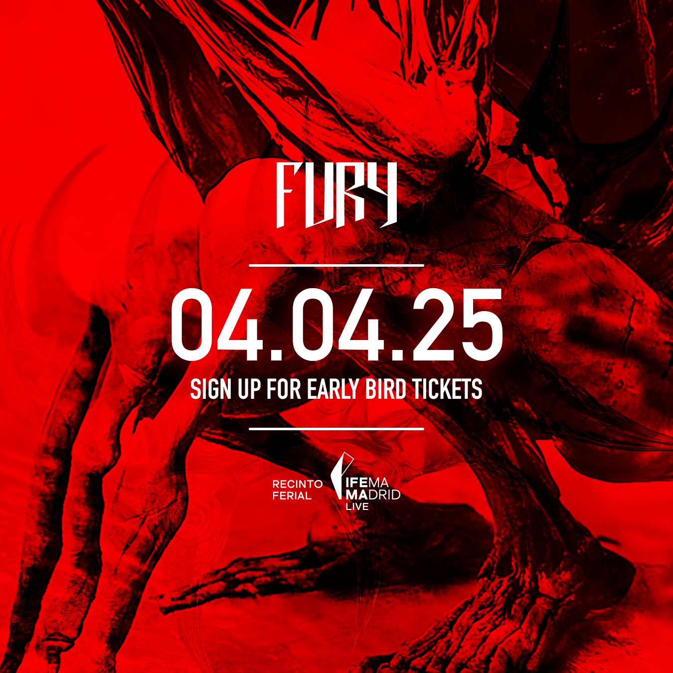 FURY FESTIVAL | 4 ABRIL | IFEMA MADRID