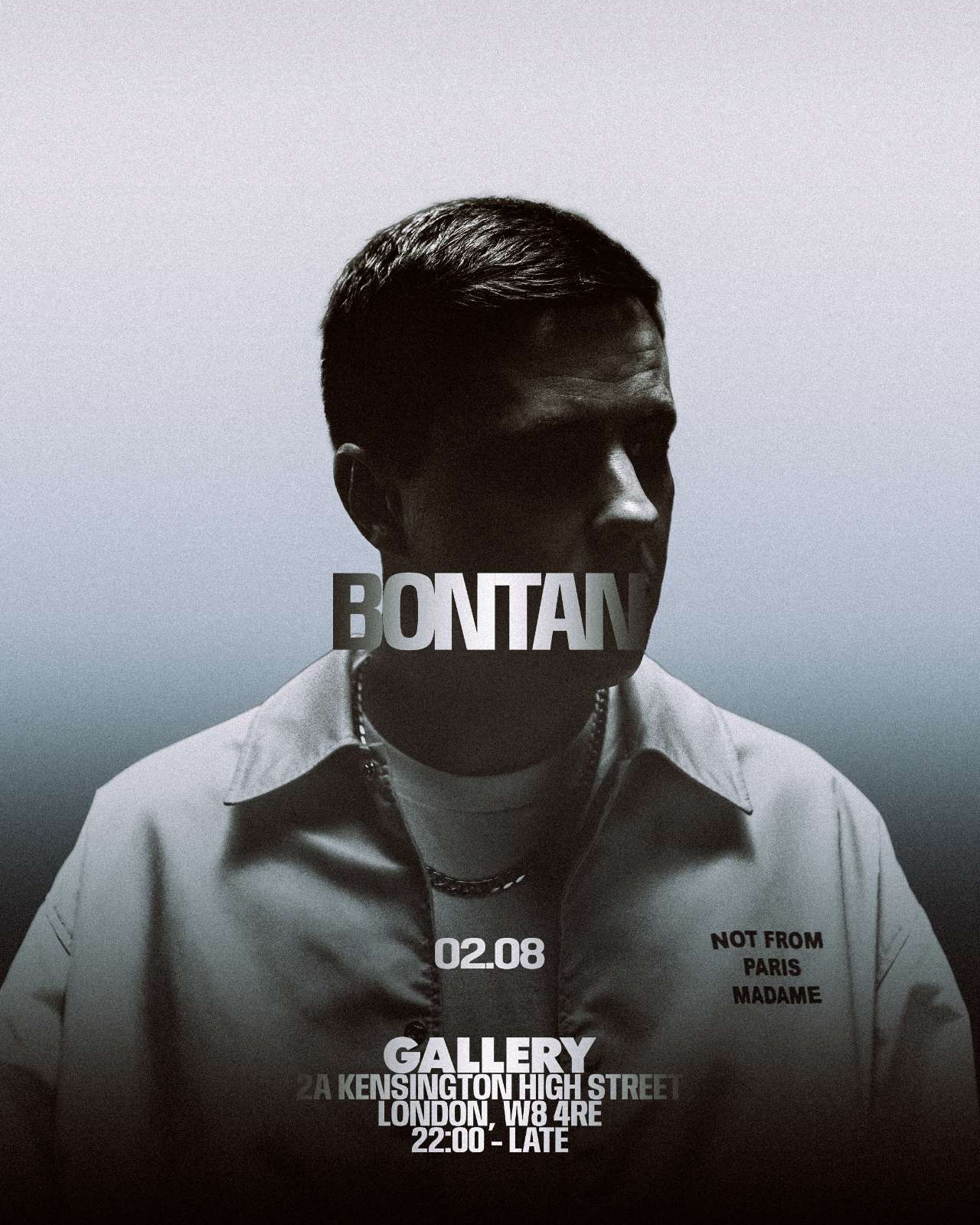 Gallery presents: Bontan | Saturday 2 August
