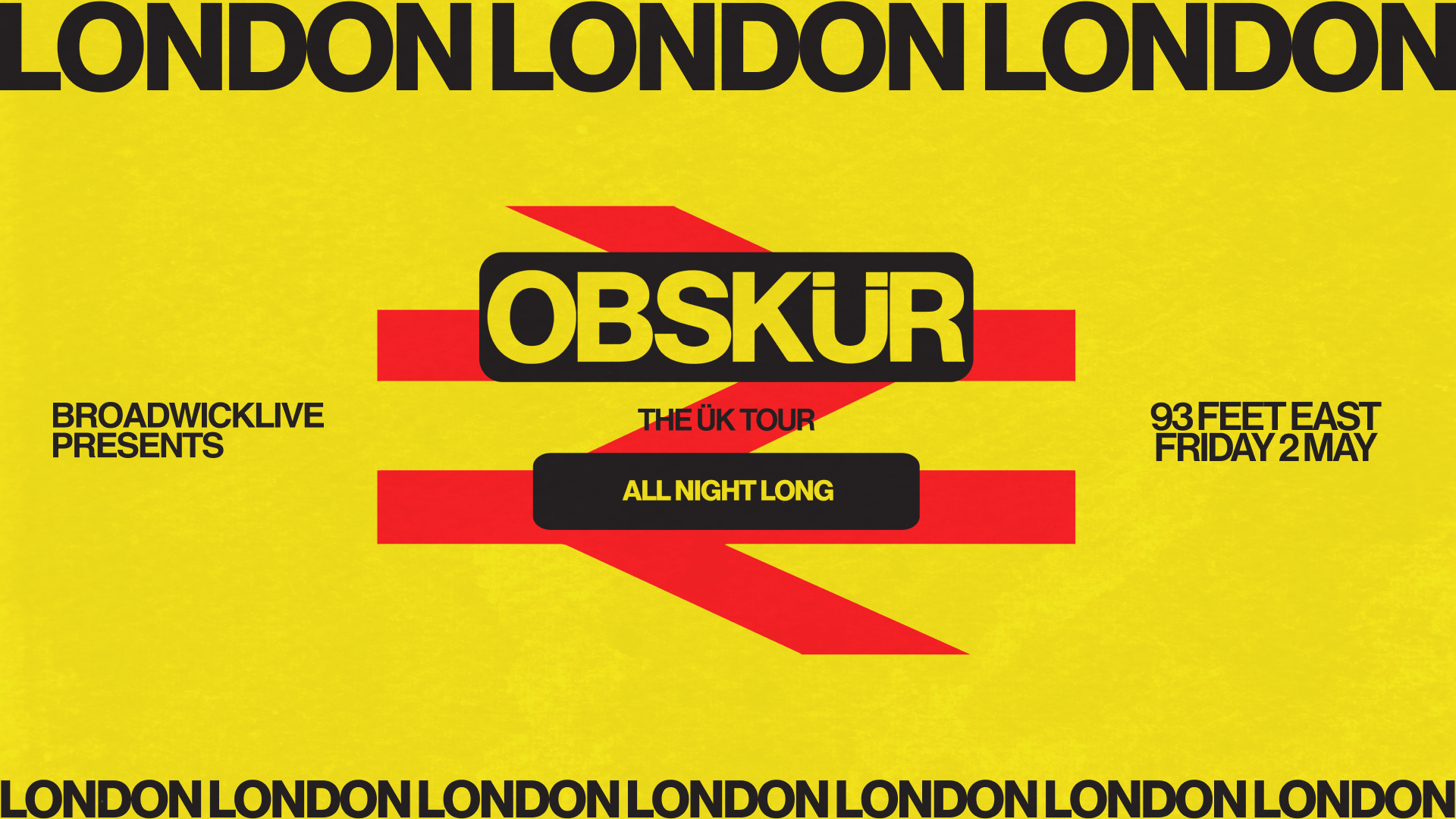 OBSKÜR | 93 FEET EAST | 2 MAY