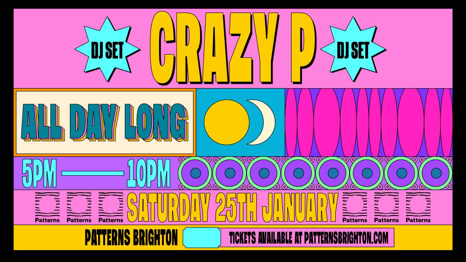 Crazy P | All Day Long | 25 Jan