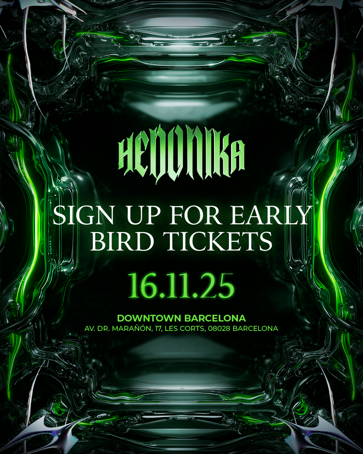HEDONIKA | DOWNTOWN BARCELONA | 16.11