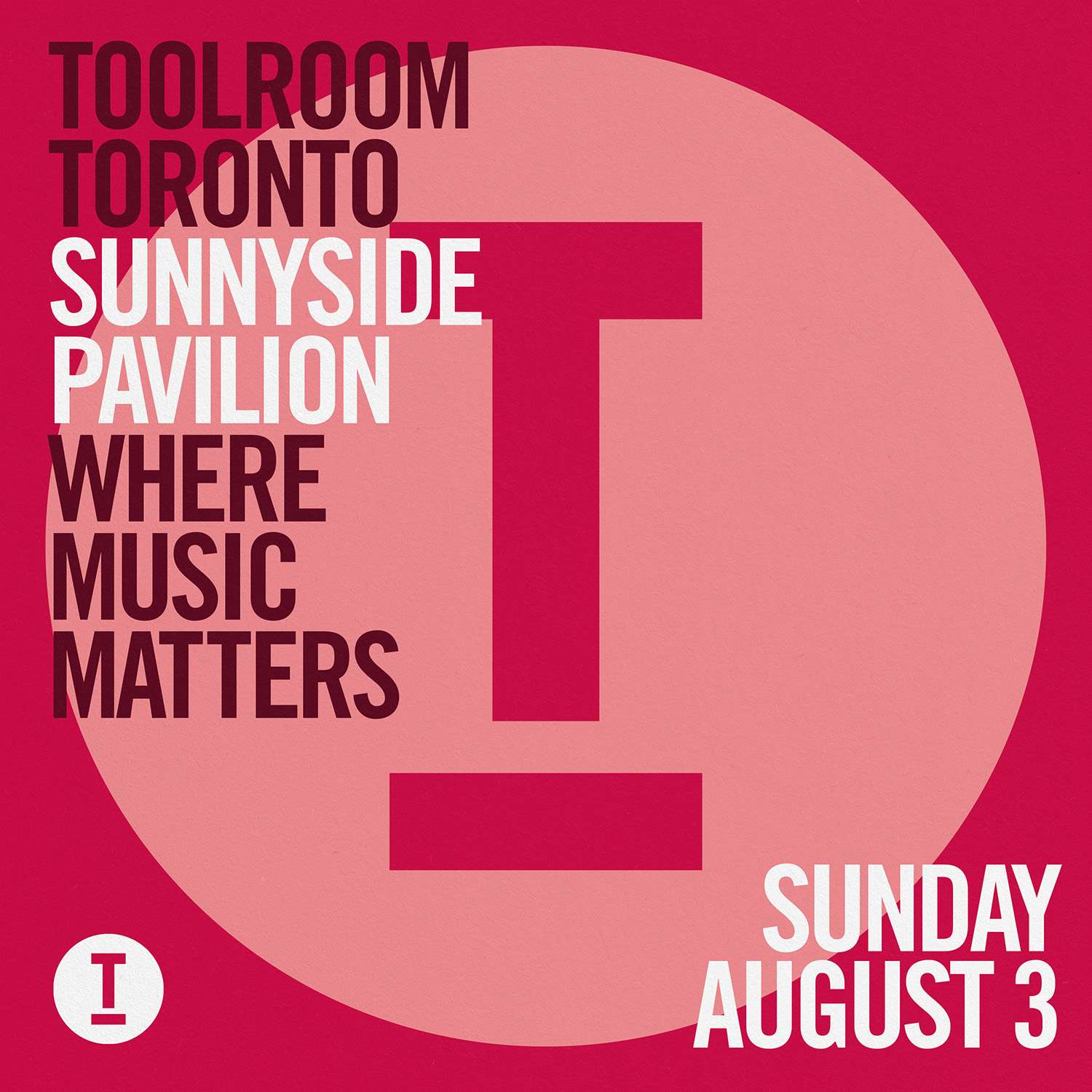 Toolroom Toronto | Sunnyside Pavilion