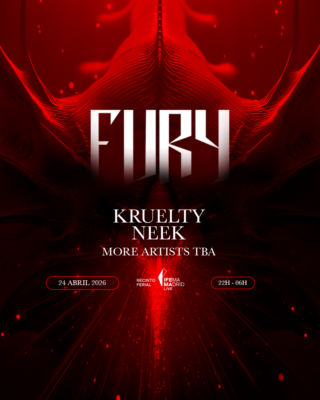 FURY | IFEMA MADRID | 24 DE ABRIL 2026