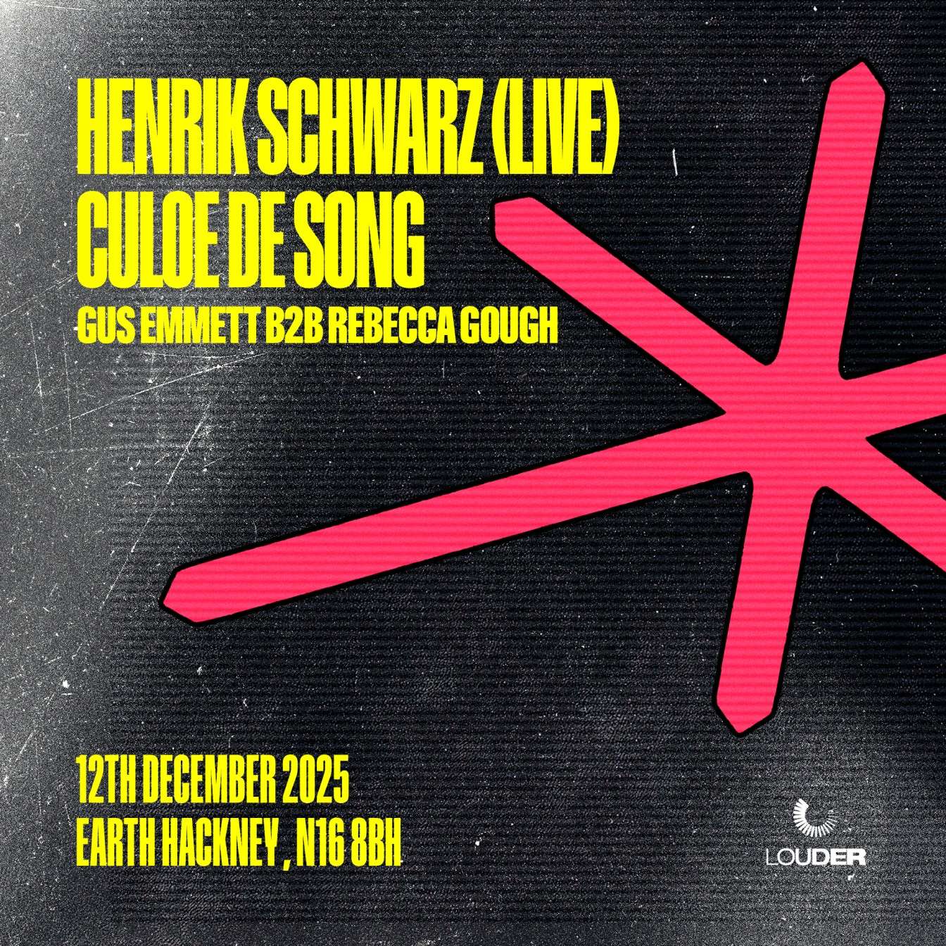 HENRIK SCHWARZ (LIVE) & CULOE DE SONG | EARTH | 12 DEC